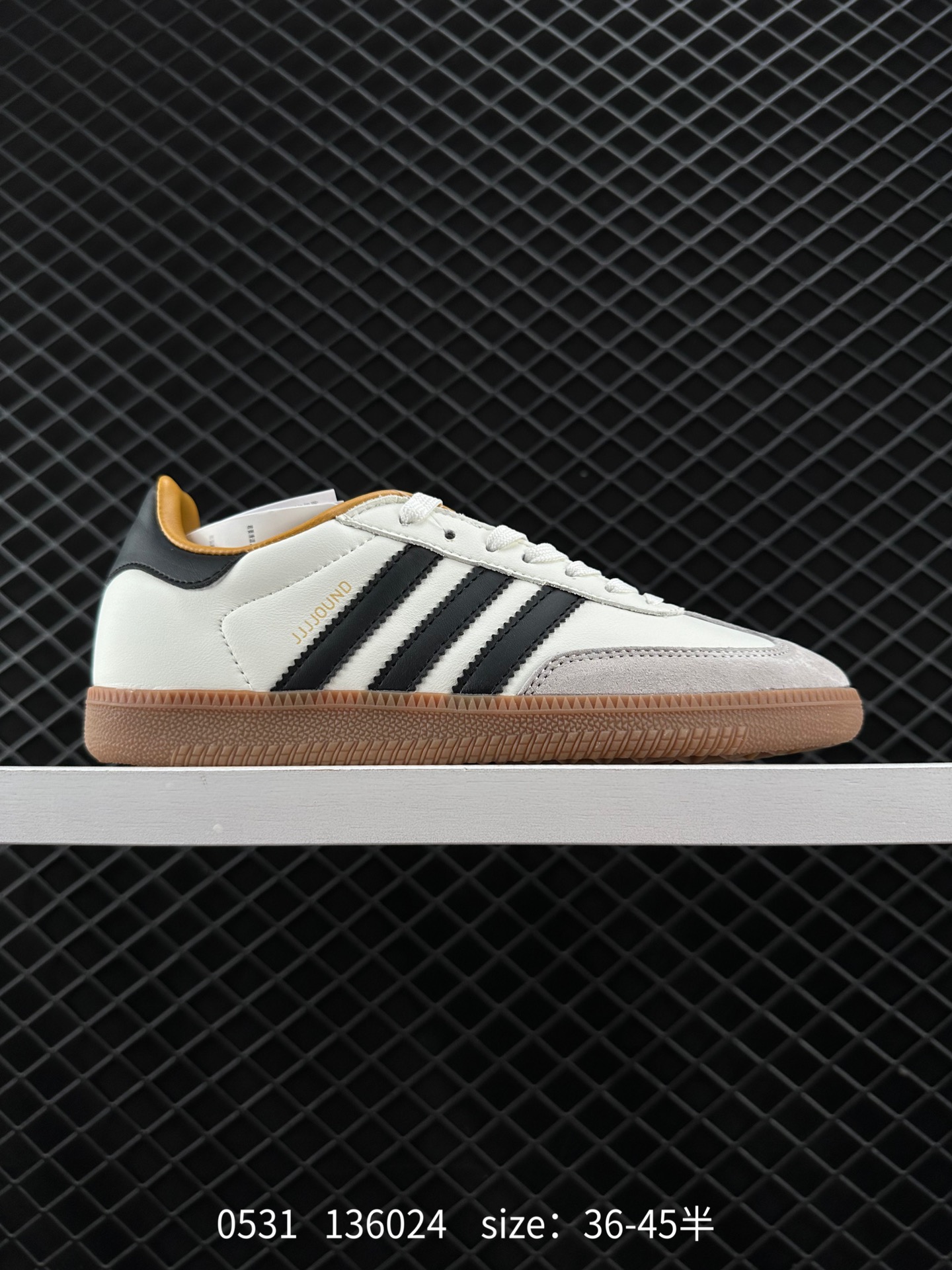 JJJJound x AD Originals Samba Classic”Studded Pack Black“